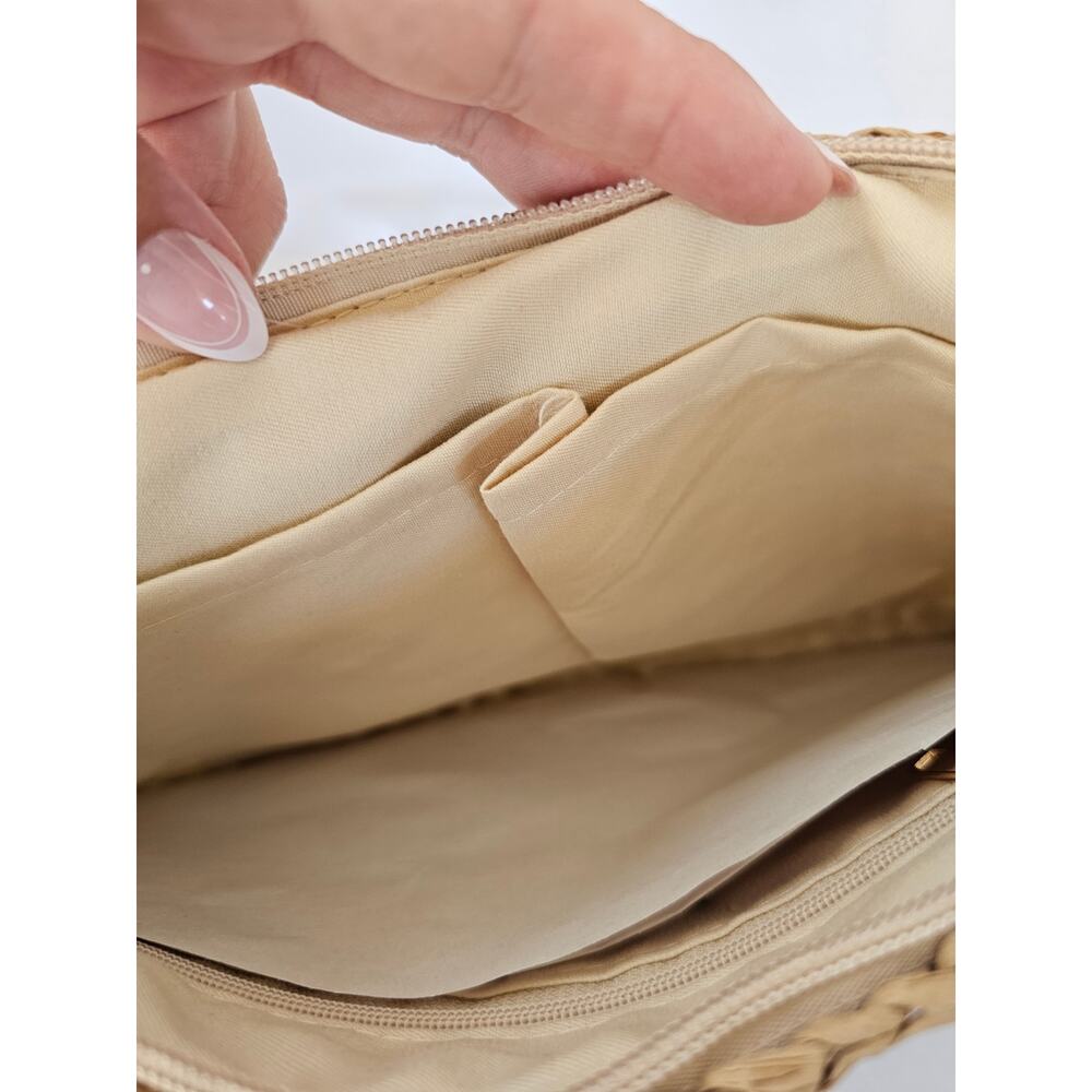 Style & Co Straw Crossbody Bag Purse with Shells NWT - Picture 6 of 6